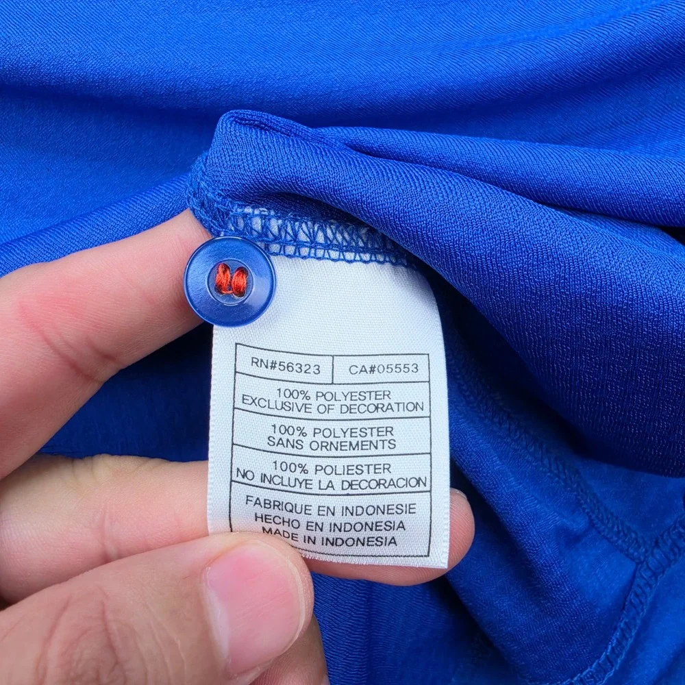 Florida Gators Nike Team Mens Polo Shirt Mens 2XL Blue Fit Dry Football‎ NCAA